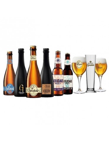 BOX DECOUVERTE BRASSERIE GOUDALE 6X33CL + 3 VERRES