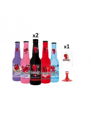 BOX DECOUVERTE BELZEBUTH 10X33CL + 1 VERRE